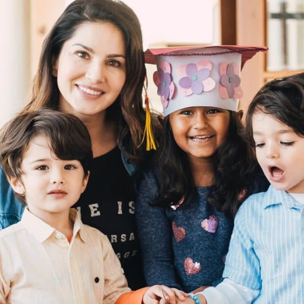 Sunny Leone's cutest moments with her kids