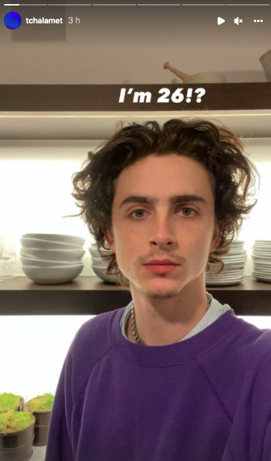 Timothee Chalamet can't believe he's 26, drops a birthday selfie showcasing his astonishment; SEE PIC
