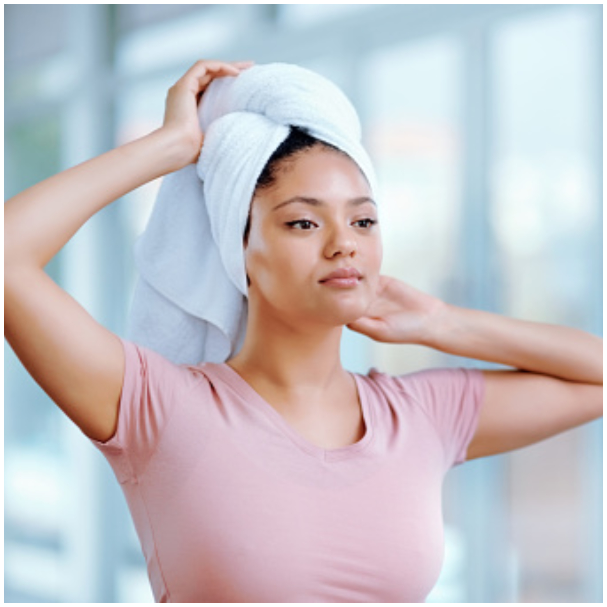 Microfiber Hair Towel Wrap Super Absorbent Twist Turban Dry Hair Caps |  Fruugo ES