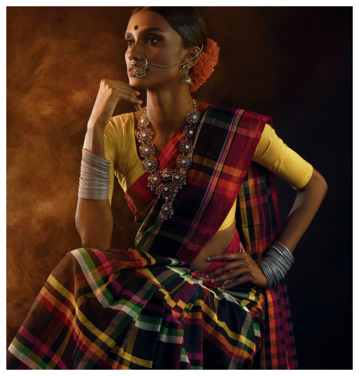 Best simple saree quotes and captions