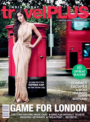 Katrina Kaif on the cover of India Today Travel Plus – May 2012