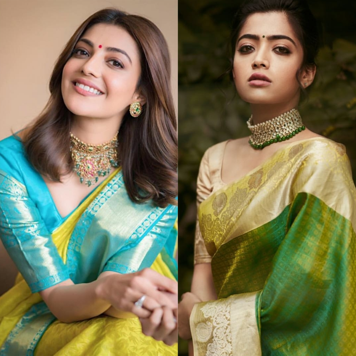 Trisha, Pooja Hegde to Rashmika Mandanna: Eight times when South beauties slayed in traditional silk sarees