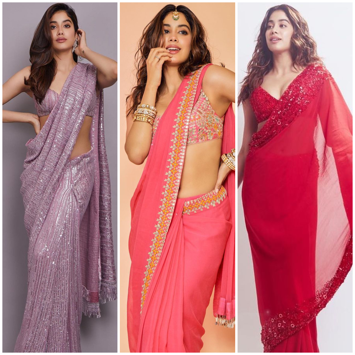 saree look on Pinterest