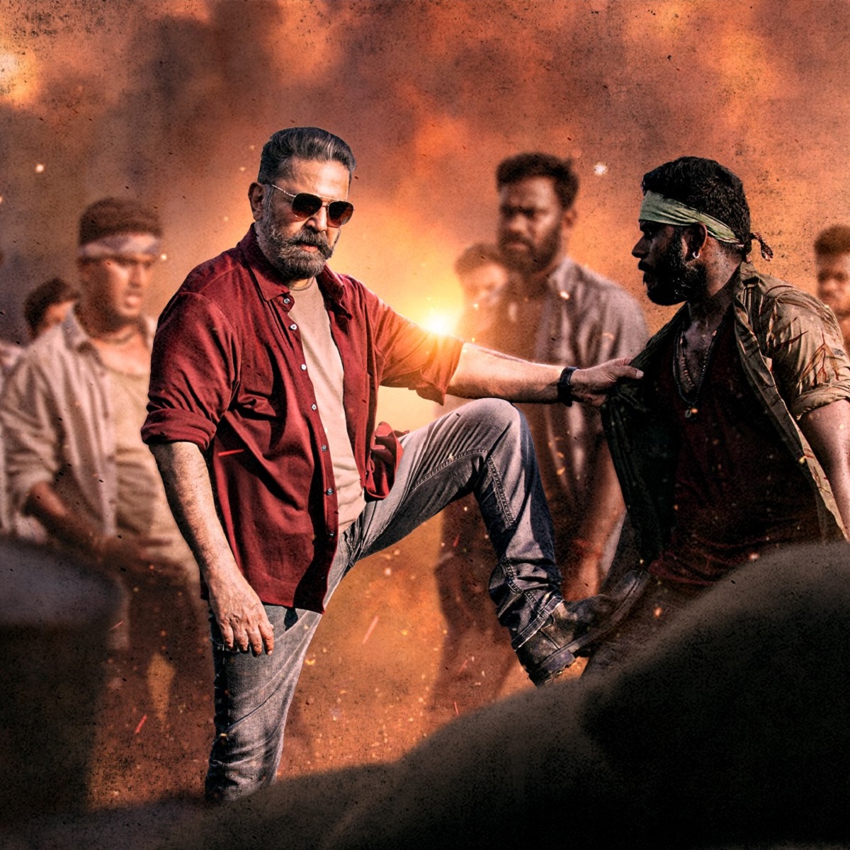 Vikram starring Kamal Haasan (image courtesy of RKFI) Vikram starring Kamal Haasan (image courtesy of RKFI)