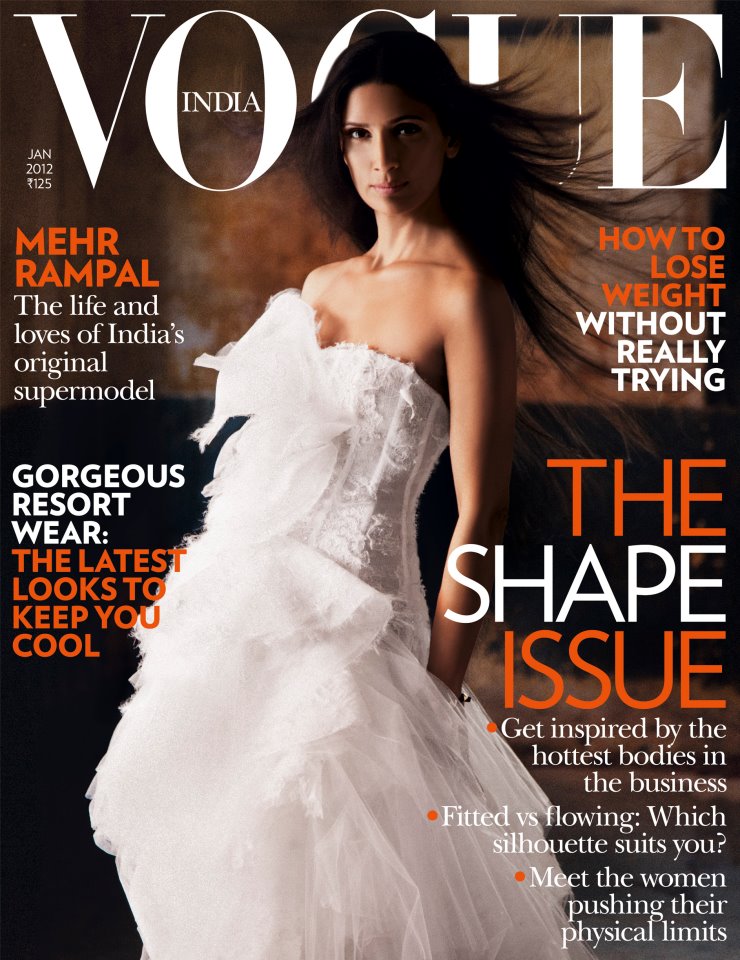 Mehr Rampal covers Vogue India (January 2012)