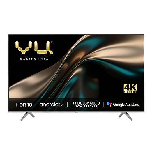 Vu 108 cm (43 Inches) Premium 4K Series Smart Android LED TV 