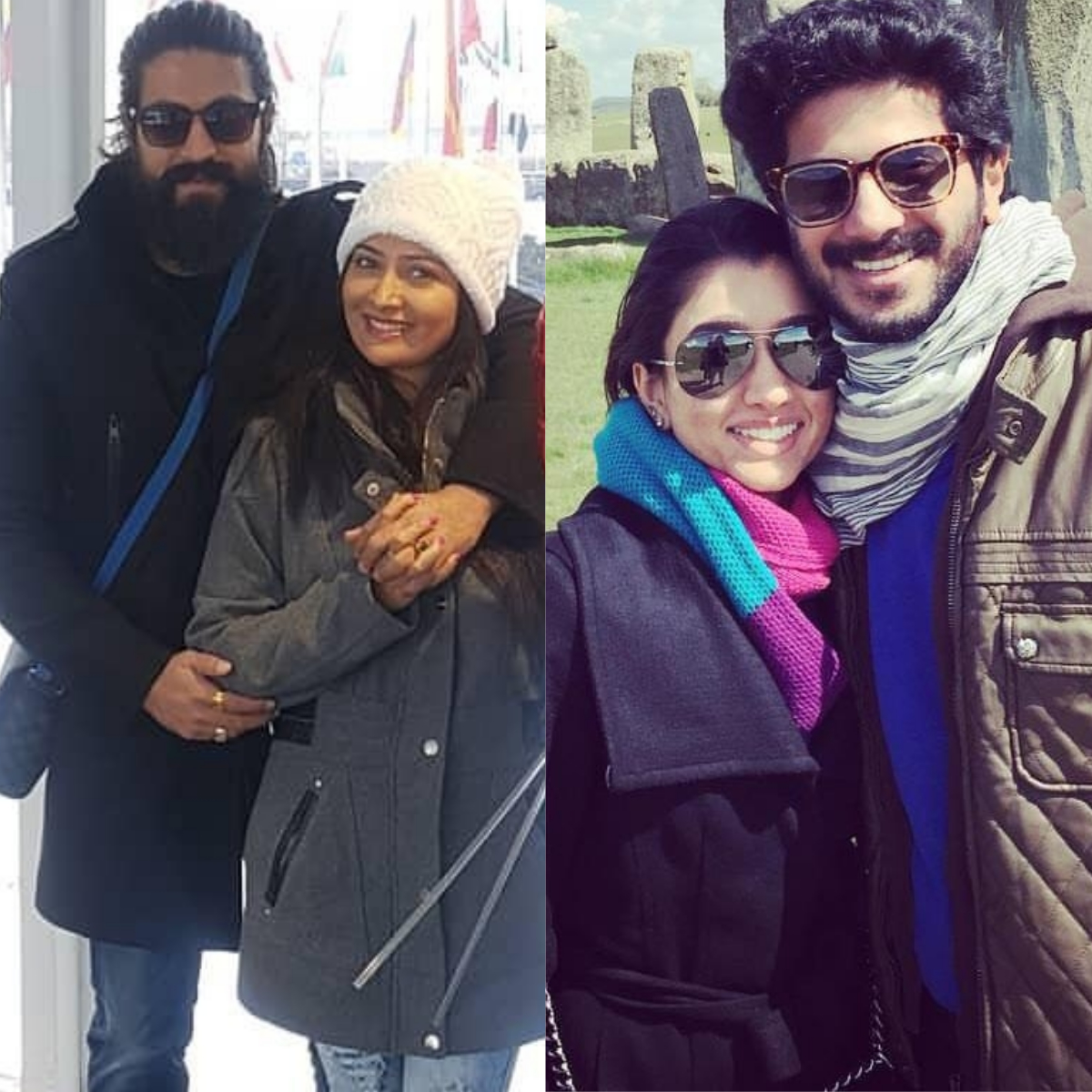 Yash, Radhika Pandit to Dulquer Salmaan, Amal Sufiya: Here are throwback vacay photos of top 8 South celebs