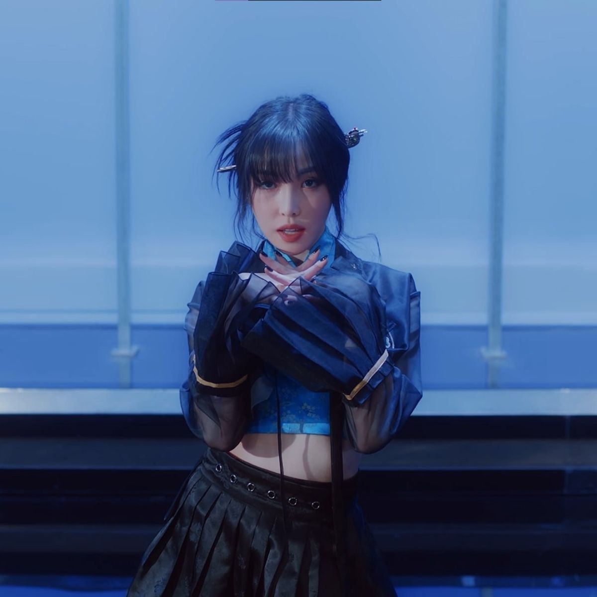 A still from Yuju's music video for 'Play' : courtesy of KONNECT Entertainment Yuju