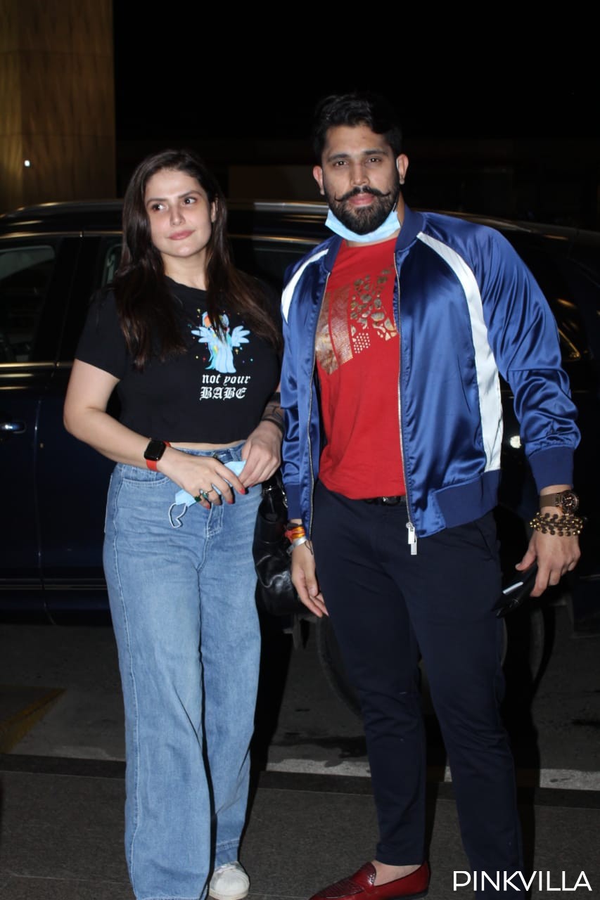 Is Zareen Khan Fucked By Salman - In Pics: Zareen Khan SPOTTED with her boyfriend at Mumbai airport |  PINKVILLA