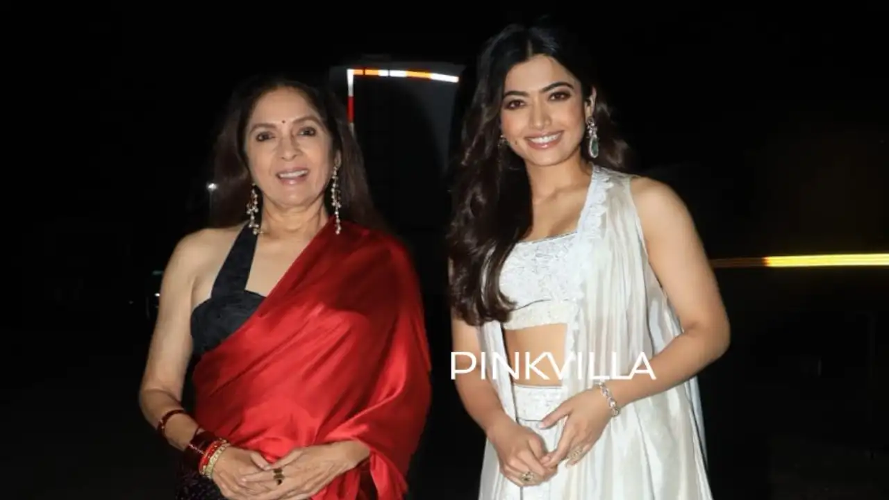 Rashmika Mandanna and Neena Gupta promote Goodbye on Bigg Boss 16 (Credit: Manav Manglani) Rashmika Mandanna, Neena Gupta