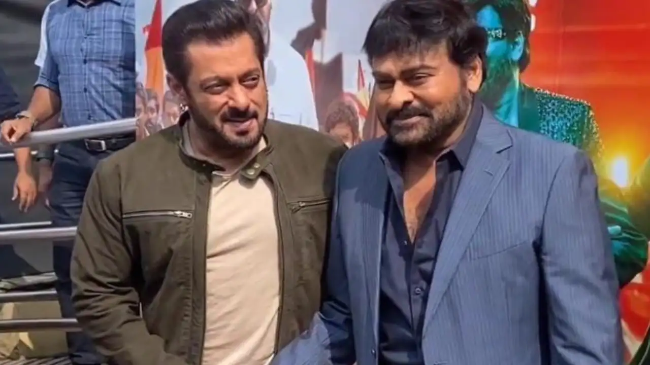 Chiranjeevi and Salman Khan, the two megastars come together to promote their upcoming film GodFather