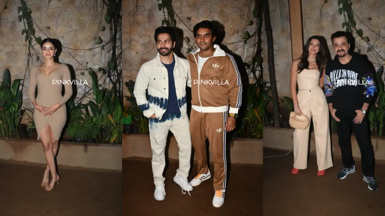 Ananya Panday, Varun Dhawan, Shanaya Kapoor and others make their presence felt at the b'day bash (Credit: Viral Bhayani and Manav Manglani) Ananya Panday, Varun Dhawan, Shanaya Kapoor
