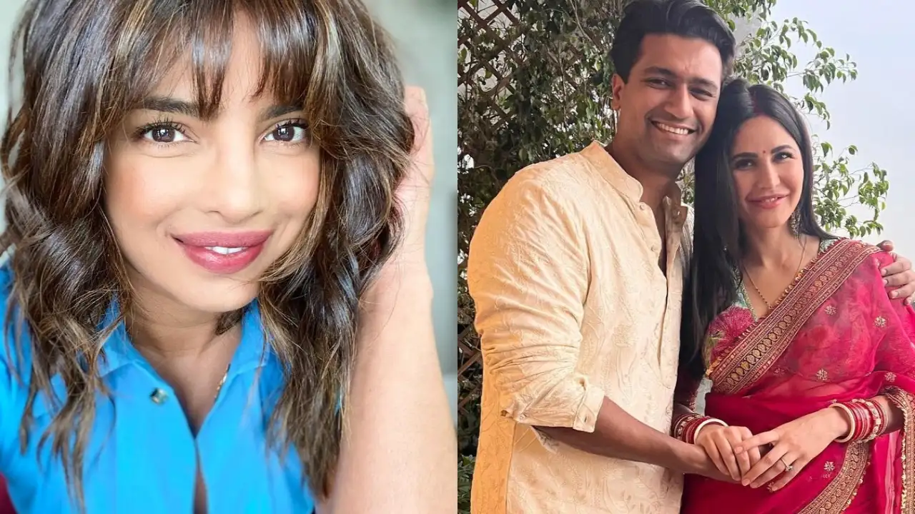 Katrina Kaif and Vicky Kaushal celebrated their first Karwa Chauth. Katrina Kaif and Vicky Kaushal celebrated their first Karwa Chauth.