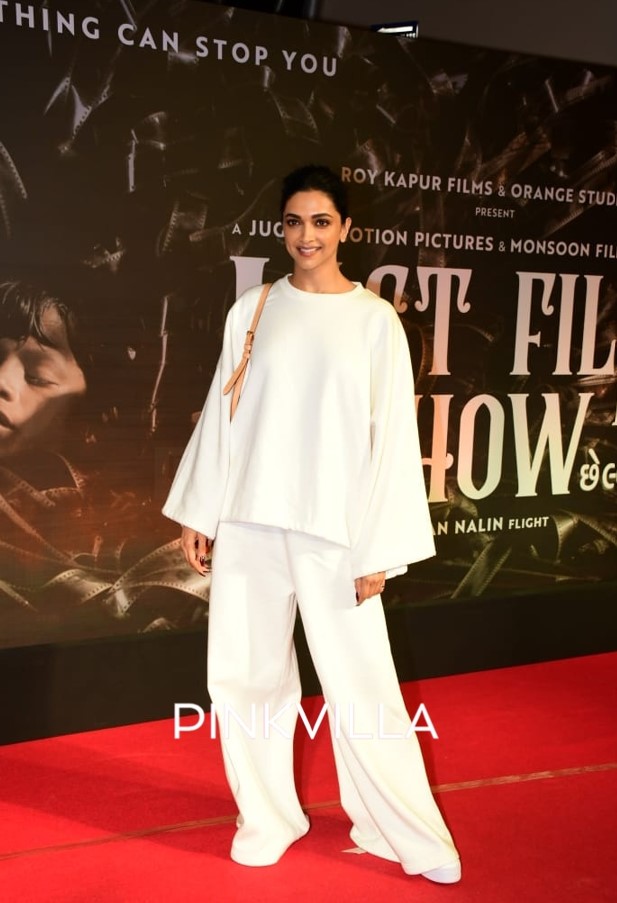 Deepika Padukone nails her look in complete white attire