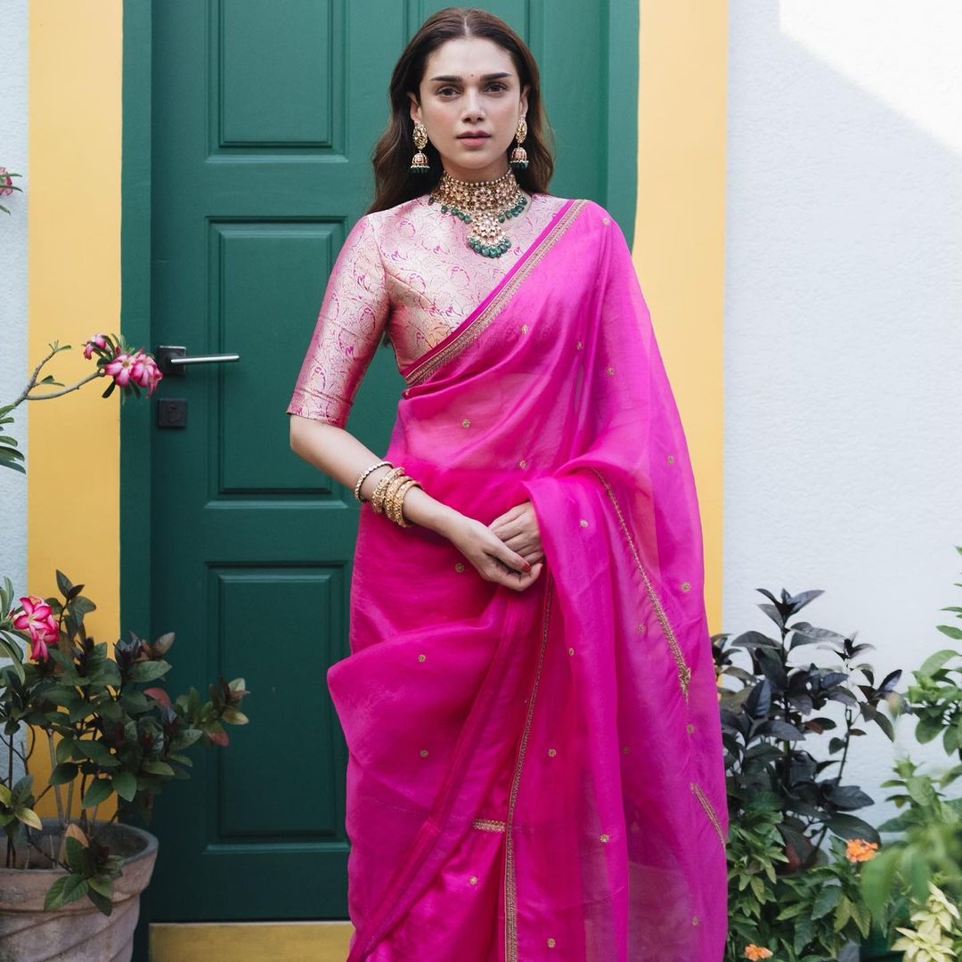 Aditi Rao Hydari's royal sarees, lehengas for weddings | Zoom TV