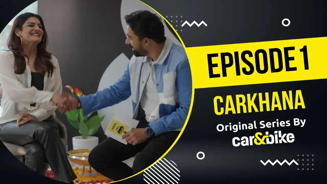 Raveena Tandon in conversation with Rannvijay Singha on CarKhana by car&bike Raveena Tandon in conversation with Rannvijay Singha on CarKhana by car&bike
