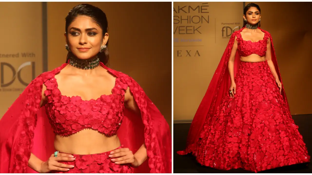 EXCLUSIVE: Mrunal Thakur tells how she'd style Mishru lehenga her way, favourite accessory and more