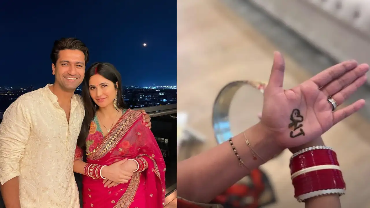 Vicky-Kat exude couple goals, Priyanka Chopra flaunts her Mehendi (Source: Viral pics on Twitter and PC's Instagram) Instagram