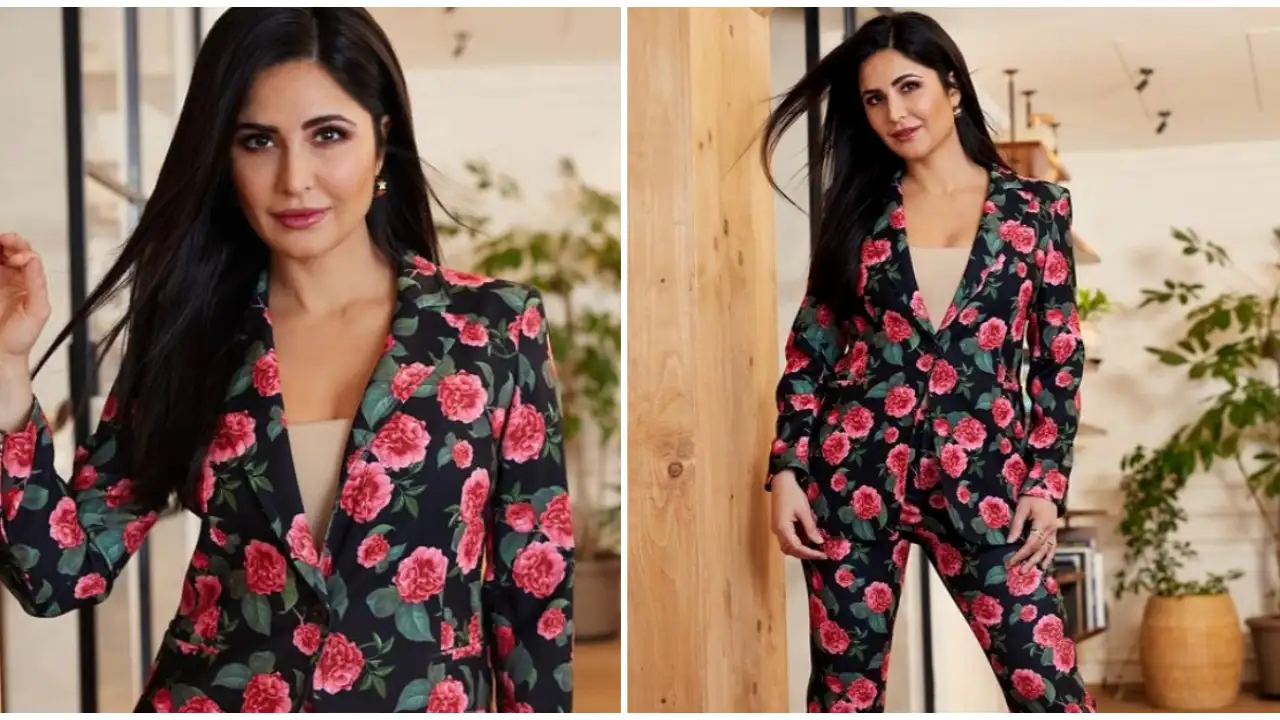 Katrina Kaif's Alice and Olivia pantsuit is a party of print, glamour and style power; Yay or Nay?