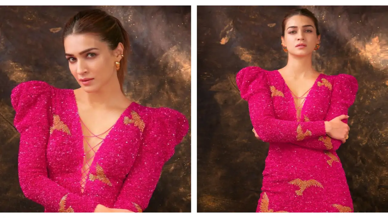 Kriti Sanon in a Zara Umrigar mini dress brings back the retro glam party  look | PINKVILLA