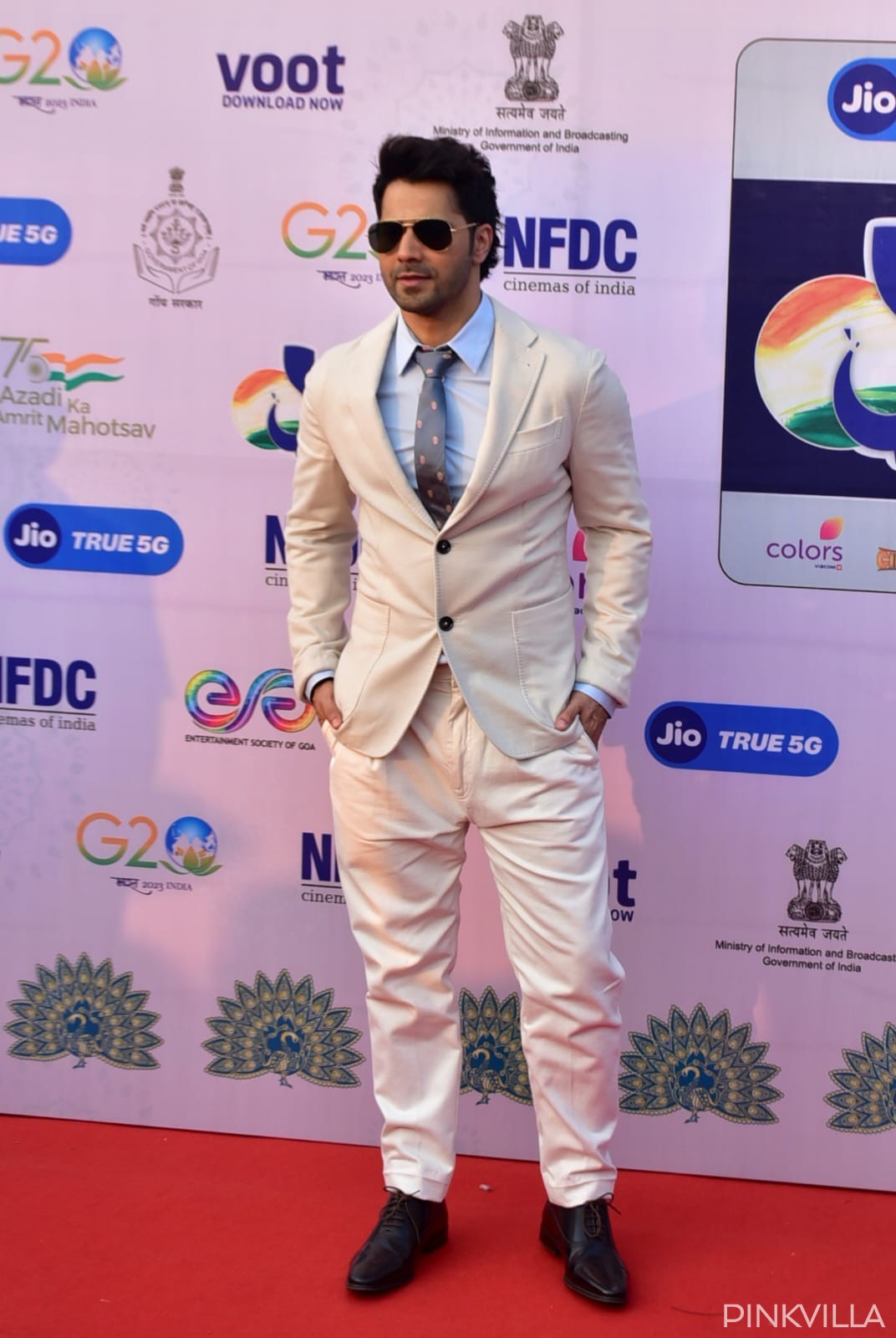 Varun Dhawan dons his all-white attire