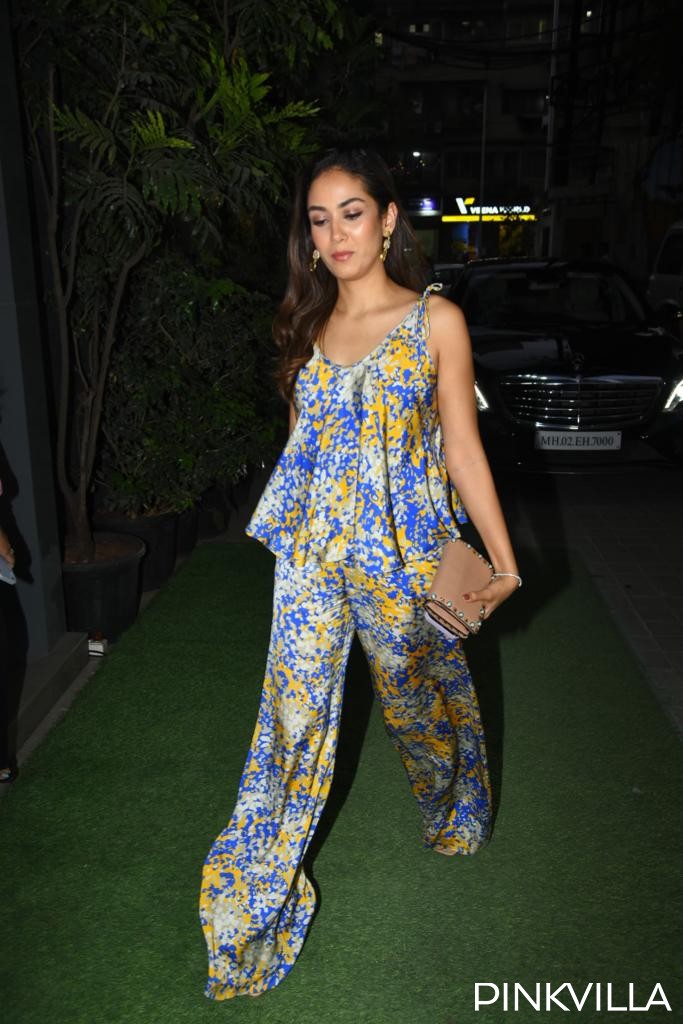 Mira Rajput stuns in a blue and yellow co-ord set
