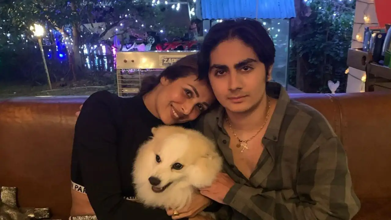 Picture courtesy: Malaika Arora Instagram Malaika Arora poses with Arhaan Khan