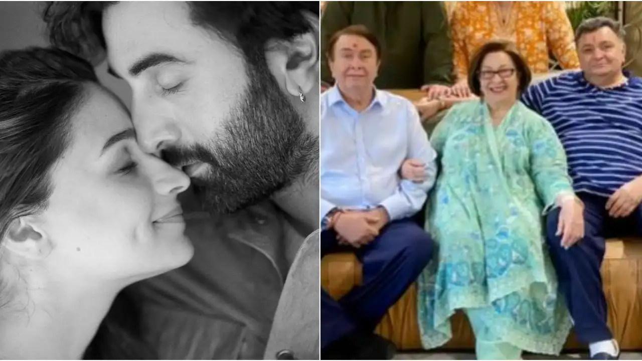 Alia Bhatt and Ranbir Kapoor look adorable in this picture / Neetu Kapoor posted this picture of Rishi Kapoor and Randhir Kapoor
