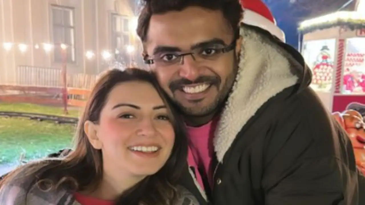 Newly weds Hansika Motwani and husband Sohael Khaturiya's latest pic from their Vienna vacation is too cute