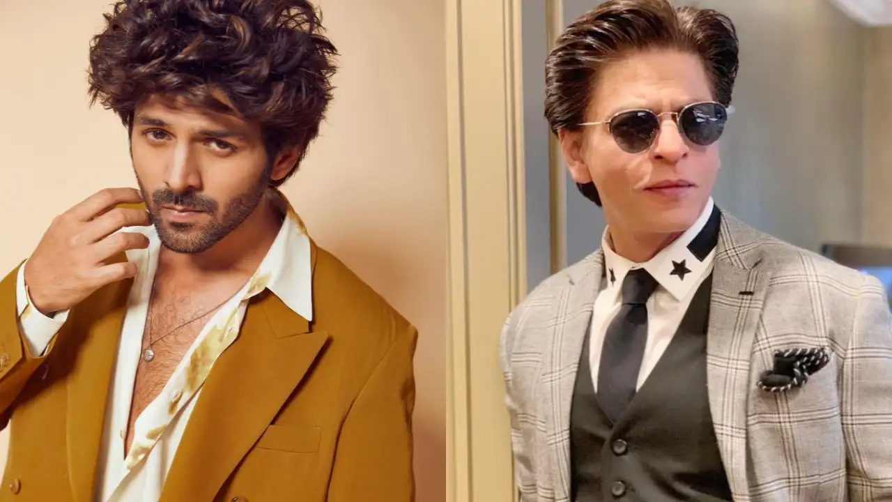 Kartik Aaryan recalls the first time his eyes locked with Shah Rukh Khan: 'Was so happy'