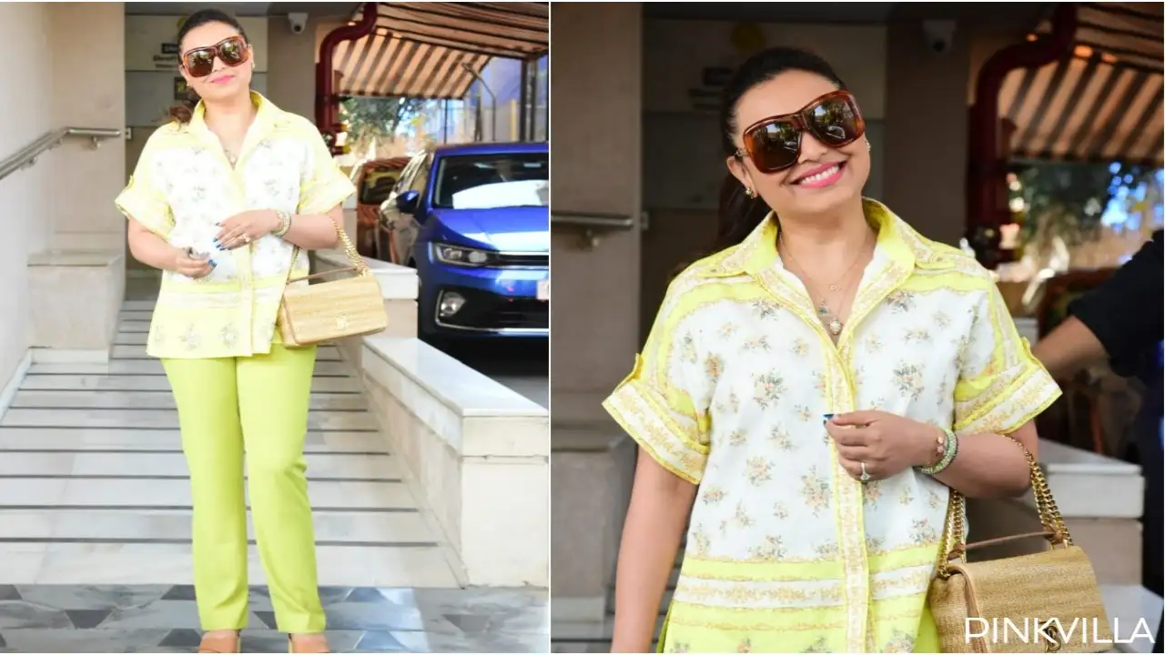 Rani Mukerji shines bright in a yellow outfit as she steps out in the  city