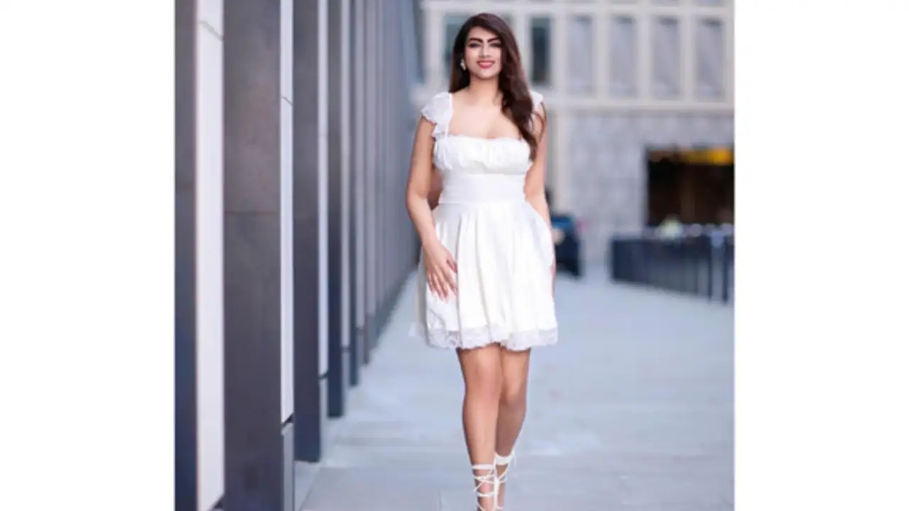 Ishita Gupta turns up the style quotient in her ivory dress from House of CB