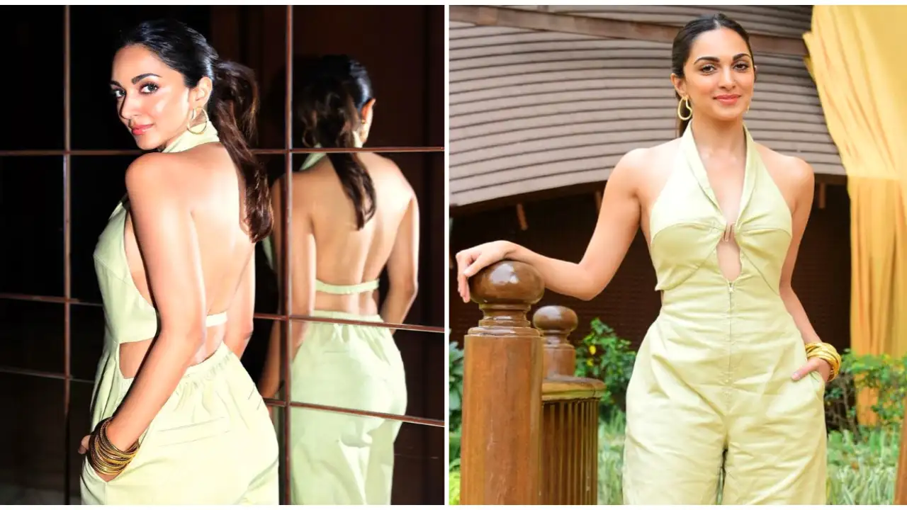 Kiara Advani in Cult Gaia jumpsuit shows how to bare that sexy back like a chic girl this season 