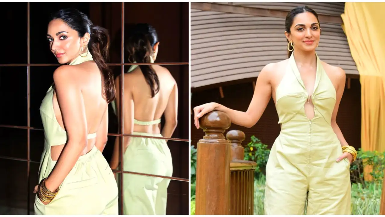 Kiara Advani in Cult Gaia jumpsuit shows how to bare that sexy back like a chic girl this season Kiara Advani in Cult Gaia jumpsuit shows how to bare that sexy back like a chic girl this season