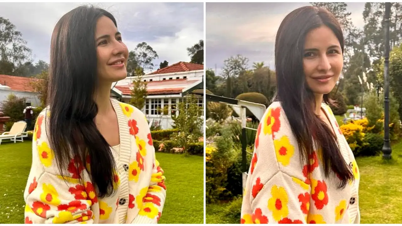 Katrina Kaif's Callahan cardigan set is right for a cosy and chic flower power day; Does it cost a bomb? 