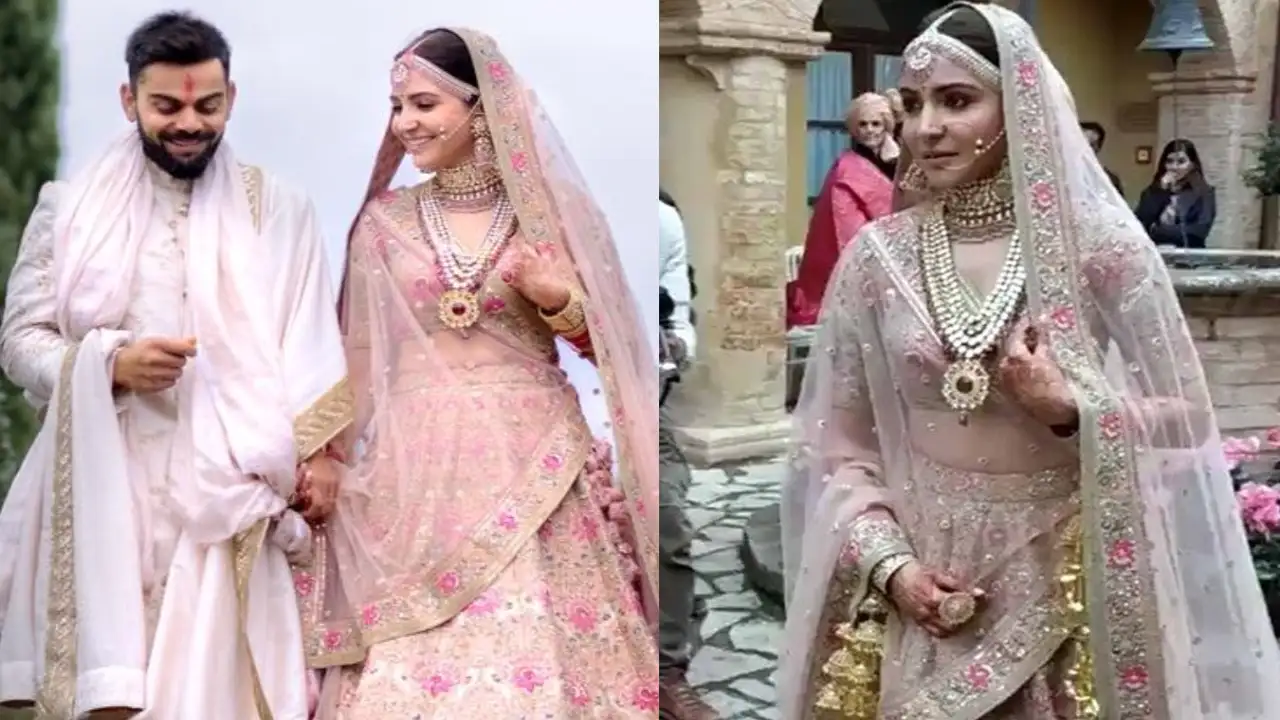 Here's to redefining bridal entry forever; a throwback to Anushka Sharma-Virat Kohli's wedding; WATCH