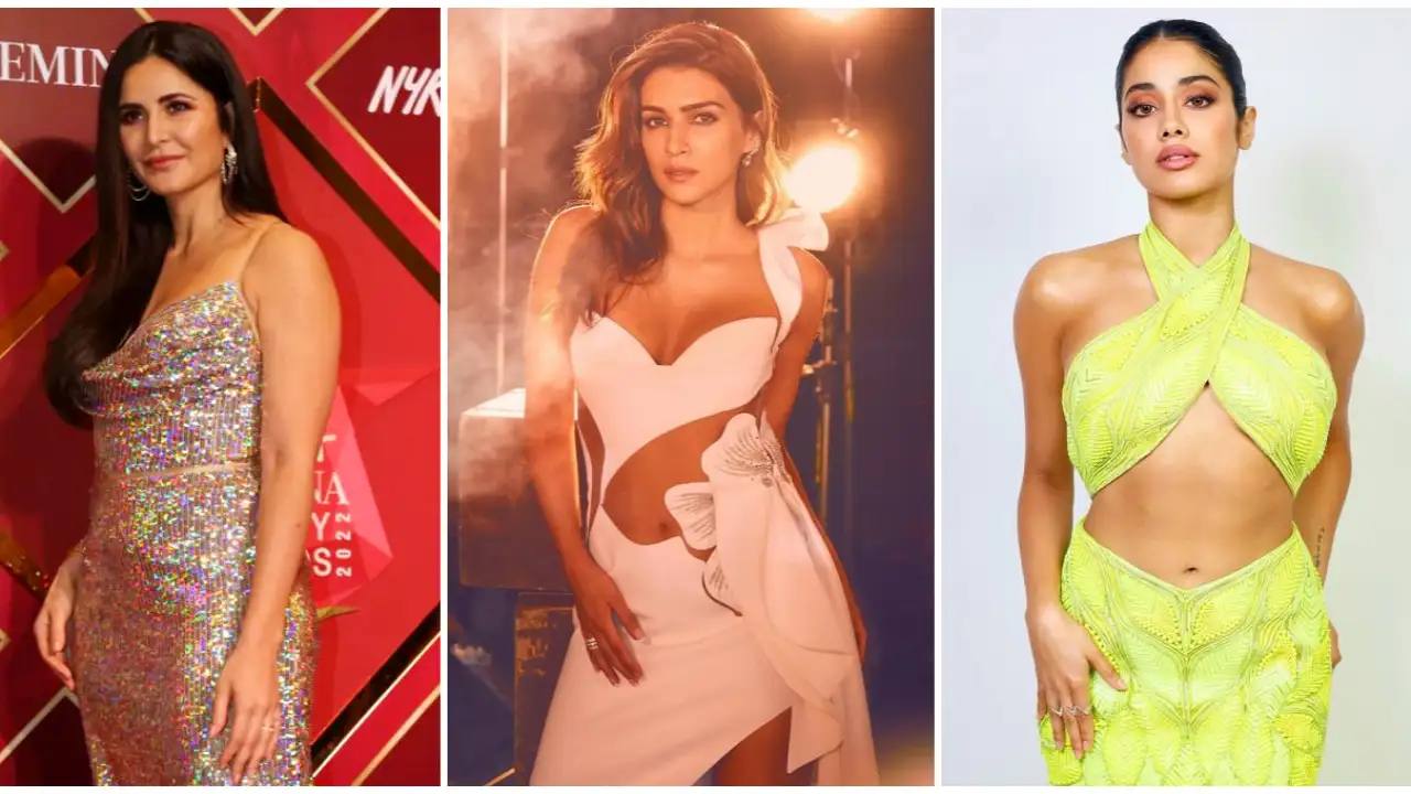 Katrina Kaif, Kriti Sanon to Janhvi Kapoor: A roundup of celebs in chic red  carpet fashion mode | PINKVILLA