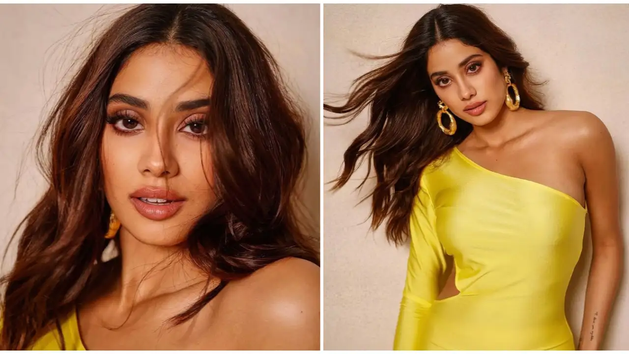 Janhvi Kapoor's Fjolla Nila dress is the kind of yellow that makes us go 'yay' right now; Check out its cost 