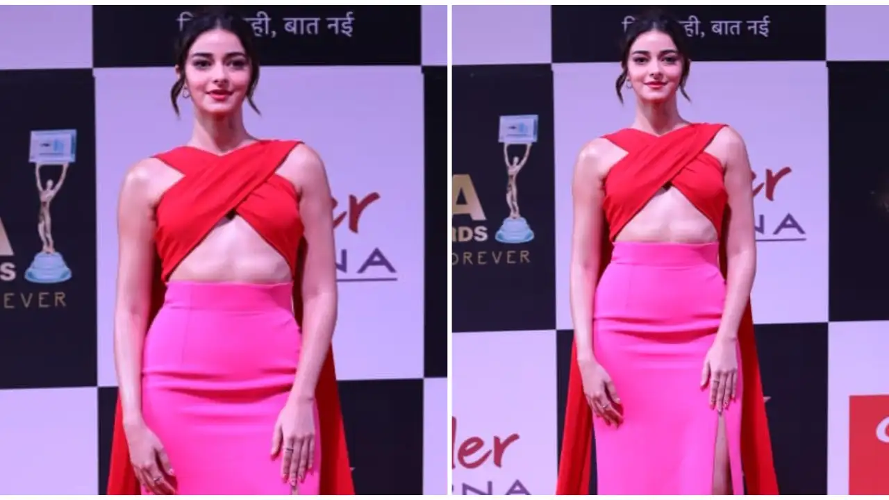 Ananya Panday in a Laith Maalouf gown takes us back to the glam colour-blocking days; Check out its cost