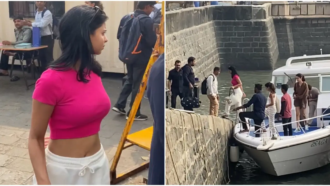 Suhana Khan, Agastya Nanda, Shanaya Kapoor return post celebrating Navya Nanda’s birthday in Alibaug-VIDEO Suhana Khan, Agastya Nanda, Shanaya Kapoor return post celebrating Navya Nanda’s birthday in Alibaug-VIDEO