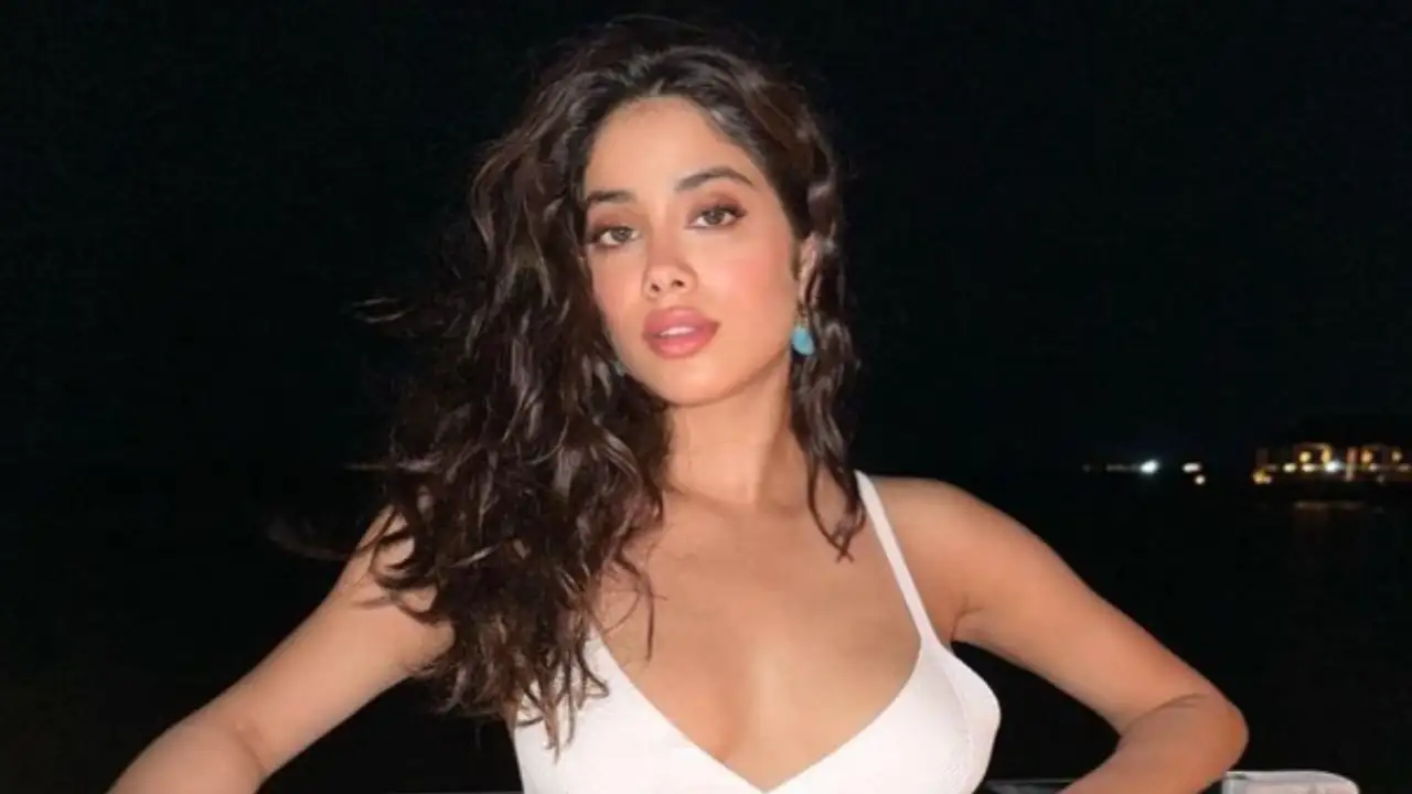 Janhvi Kapoor in white colour cutout dress Janhvi Kapoor in white colour cutout dress