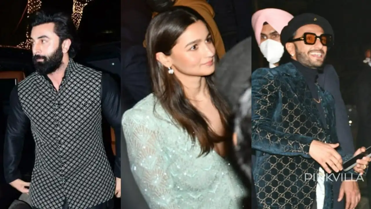 Image credits: Viral Bhayani/Manav Manglani Ranbir Kapoor, Alia Bhatt, Ranveer Singh