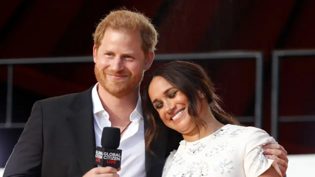 Prince Harry with wife Meghan Markle Prince Harry with wife Meghan Markle
