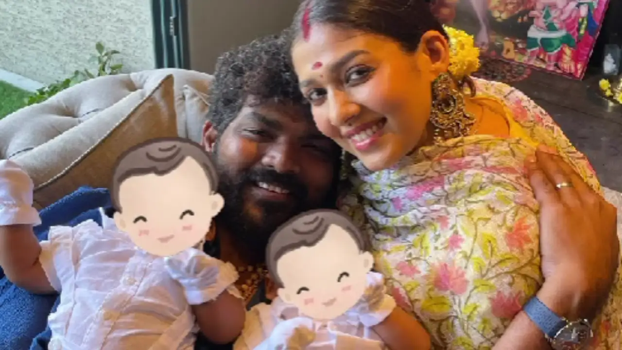 Vignesh Shivan and Nayanthara pose for an adorable family PIC with ...
