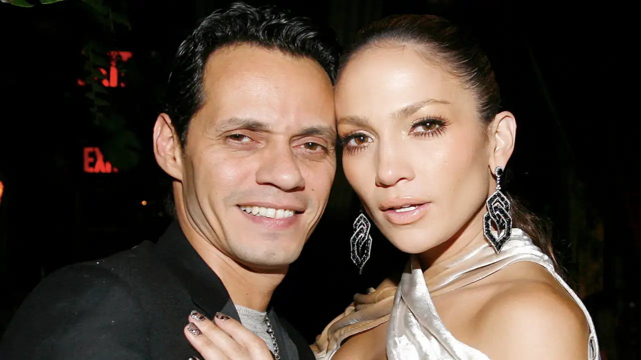 Jennifer Lopez and ex-husband Marc Anthony (Image: Getty Images)