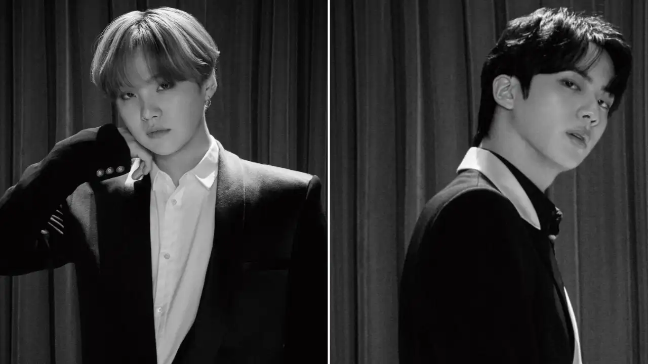 SUGA, Jin Concept Photo SUGA, Jin Concept Photo; Picture Courtesy: BIGHIT MUSIC