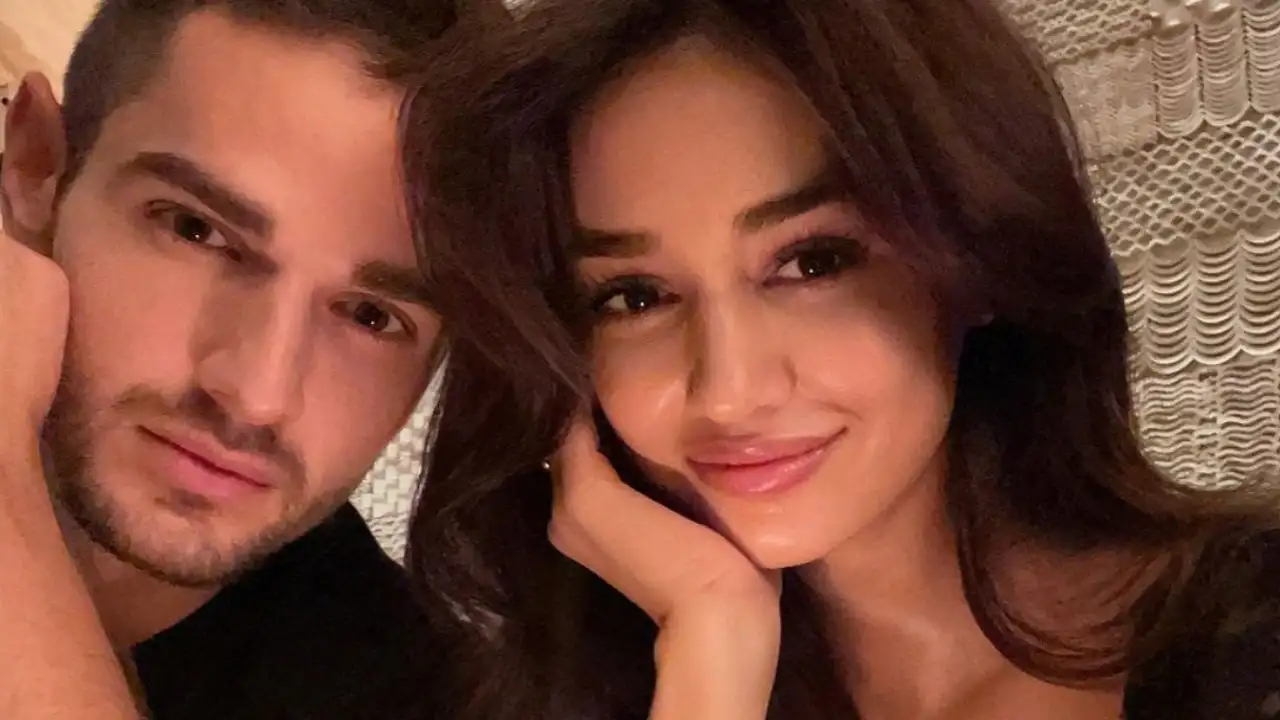 Disha Patani poses with Aleksandar Alex Ilic