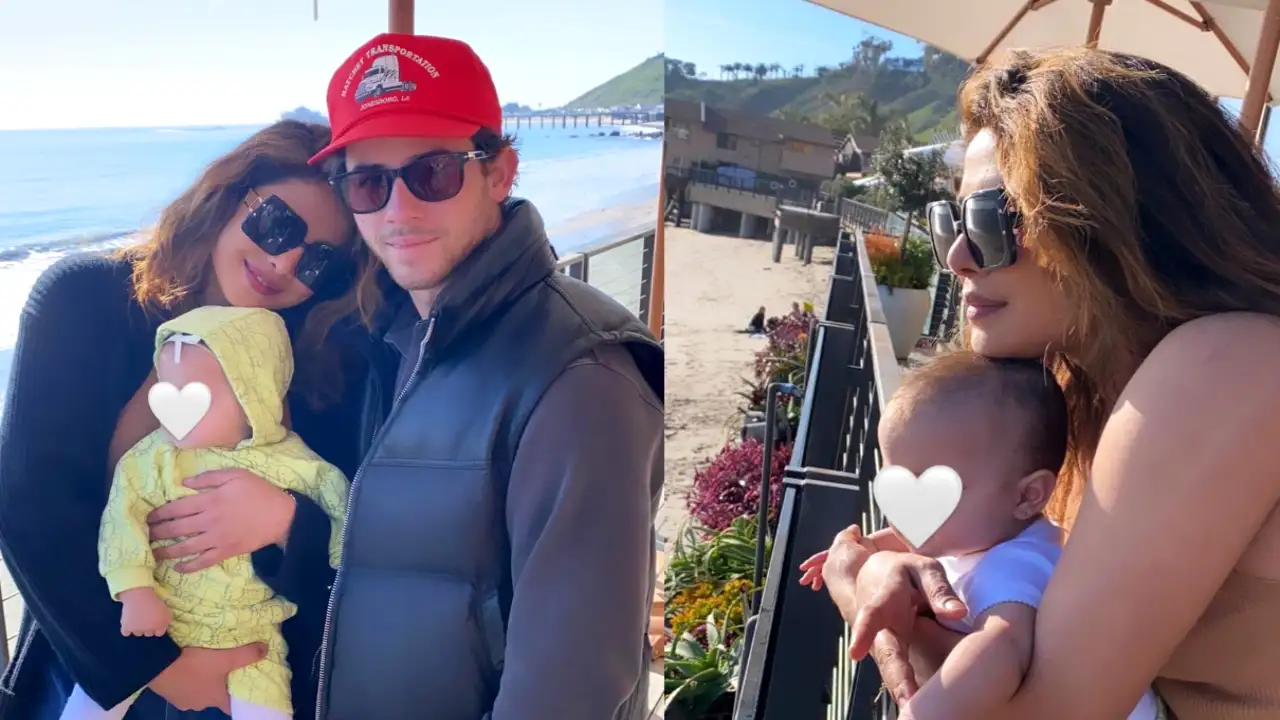 Priyanka Chopra, Nick Jonas, and Malti Marie spend Sunday together at the beach (Images: Priyanka Chopra Instagram)