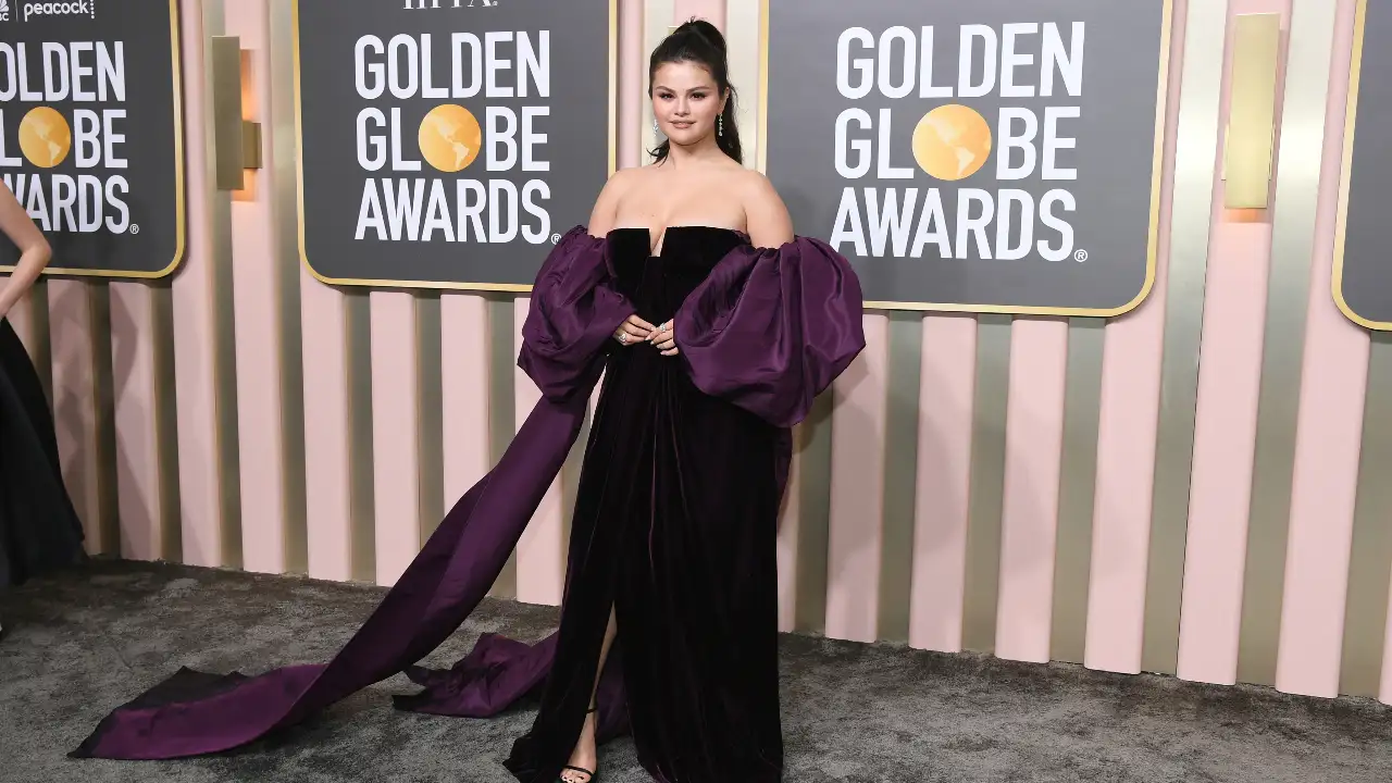 Selena Gomez at 2023 Golden Globes Selena Gomez