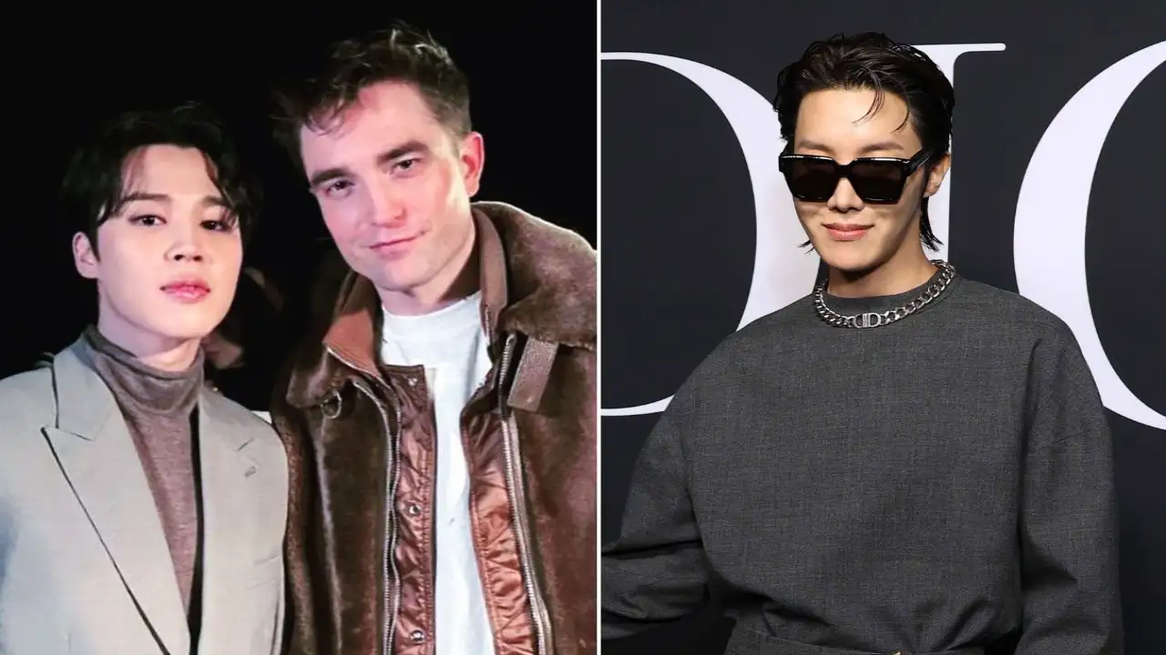 Jimin, Robert Pattion: courtesy of Jimin's Instagram, J-Hope: courtesy of Getty Images Jimin, Robert Pattion: courtesy of Jimin's Instagram, J-Hope: courtesy of Getty Images